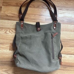 Canvas Messenger Bag